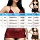 thumbnail image 3 of Traje de baño de 2 piezas para mujer, trajes de baño para mujer, traje de baño diario para mujer, traje de baño de cuerpo unido conservador, conjunto de playa de tres piezas, traje de baño de poliéste, 3 of 9