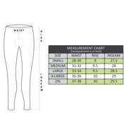 Men's 3D Gel Padded Semi Compression Thermal Cycling Tights Pants