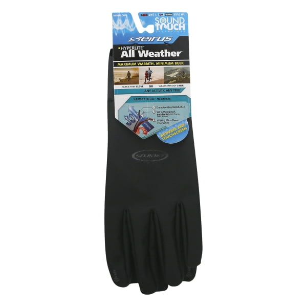 Seirus Men's Hyperlite All Weather Soundtouch Glove, Black