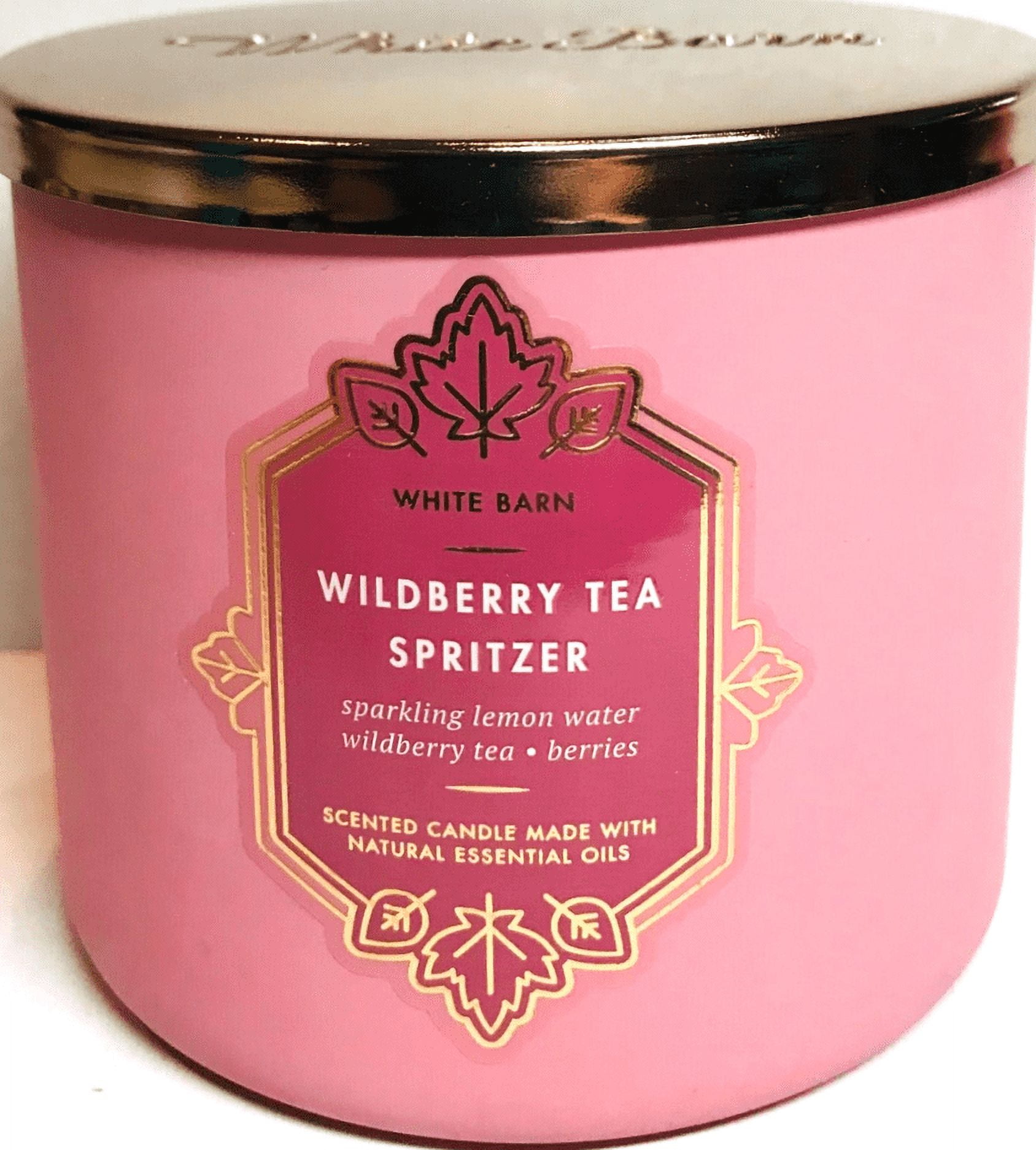 Bath & Body Works Wildberry Tea Spritzer 3 Wick Candle - Walmart.com