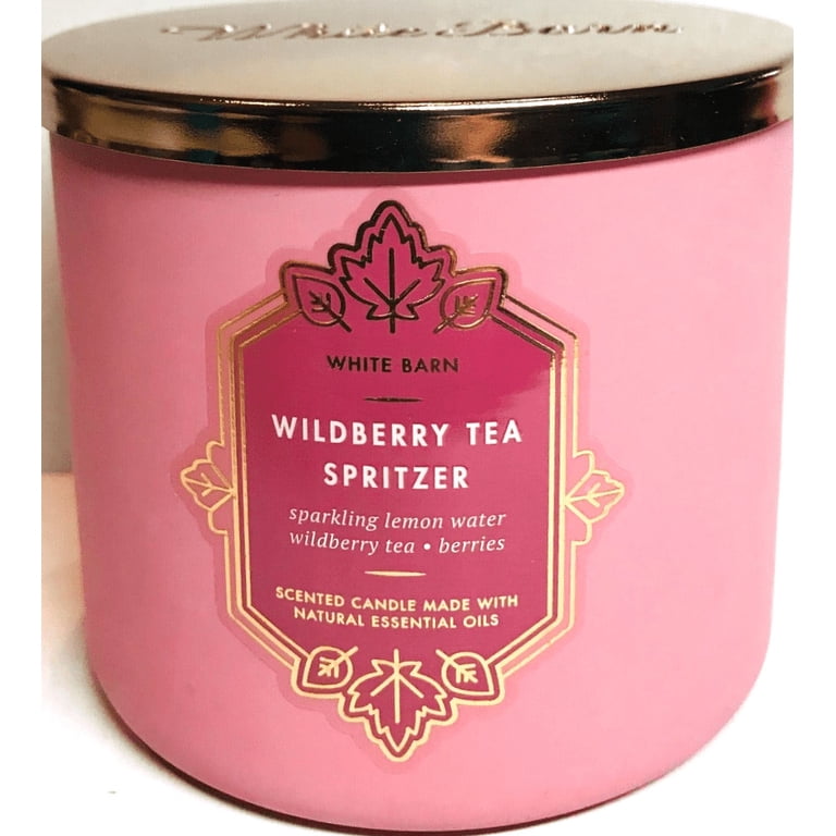 Bath & Body Works Wildberry Tea Spritzer 3 Wick Candle - Walmart.com