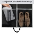 thumbnail image 5 of 51" Heavy Duty Garment Bags for Travel, Gusseted Suit Bags for Closet Storage 2 Handles Hanging Clothes Bag with Pocket Mens Suit Cover for Shirts, Coats, Dresses, Suit Holder, Black, 5 of 7