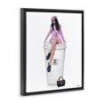 thumbnail image 3 of Stupell Industries Modern Black Floating Frame Canvas Art, 17 x 21, by Ziwei Li, 3 of 8