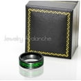 thumbnail image 4 of Jewelry Avalanche Black Tungsten Carbide Ring, Green Celtic Dragon Inlay Mens Comfort Fit Band 8MM, 4 of 4