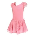 thumbnail image 4 of Arshiner Girls Ruffle Sleeve Ballet Dance Dress Tutu Skirted Leotard, 4 of 8