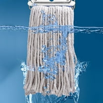 SEWCHICS Cotton Mop for Hardwood and Tile, Assorted Color, Easy Operate, Absorbent, Long Handle