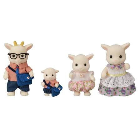 Calico Critters Goat Family, Set of 4 Collectible Doll Figures