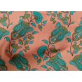thumbnail image 4 of oneOone Cotton Cambric Fabric Leaves|Floral & Paisley Block Print Fabric BTY 56 Inch Wide, 4 of 4