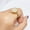 Gold, variant on Rotating Sunflower Ring With Full Diamond Adjustable Opening Gold Rose Gold White Gold Women Jewelry Korean Style