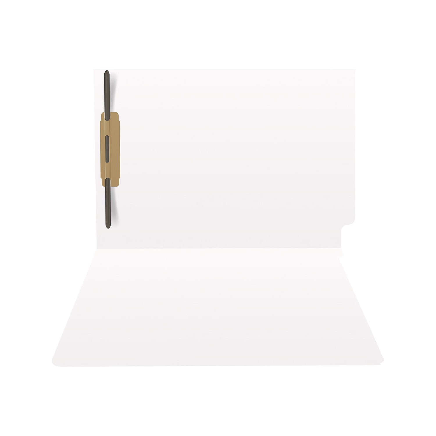Medical Arts Press Heavy Duty End Tab File Folder Straight-Cut Letter Size White 40/Box