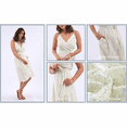 thumbnail image 4 of Amazhiyu Womens Cotton Summer Spaghetti Strap Sleeveless Midi Wrap Dress Pockets, 4 of 5