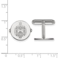 thumbnail image 2 of FB Jewels 925 Rhodium Plated Sterling Silver Navy Crest Cuff Link, 2 of 2