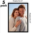 thumbnail image 3 of Americanflat 16x24 Poster Frame with Polished Plexiglass 5 Pack Galleria Collection Frames Wall - Black, 3 of 8