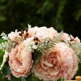 thumbnail image 5 of ENOVA FLORAL Artificial Flower Arrangement with Vase,Mixed Artificial Silk Peony Flower in Vase for Decoration Home Office, Wedding Centerpiece, 5 of 5