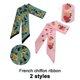 thumbnail image 3 of Bufanda delgada para mujer, pañuelo largo y fino, diadema con estampado de moda, cinturilla, bolso, accesorio con asa, 3 of 7