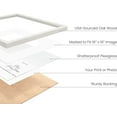 thumbnail image 3 of HAUS AND HUES Solid Oak Wood 20”x20” Picture Frames Matted to 16”x16” Set of 9 - White Square Picture Frames, Photo Gallery Wall Frame Set, 20x20 Square Picture Frames, Square White Frames Bulk, 3 of 6