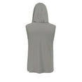 thumbnail image 6 of Fanxing Sun Protection Tank Tops for Men Big and Tall Sleeveless Cooling Sun Shirts with Mask UPF 50+ Fishing Blouses Lightweight Long Sleeve UV Rash Guard Cooling Hoodies Gray,XXXL, 6 of 9
