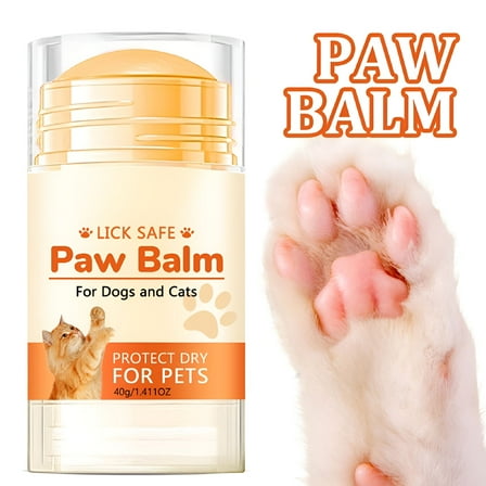 RAGUPEL Dog Paw Pad Balm Natural Lick Safe Paw Butter for Dogs Dog Paw Blam Protector Soother & Moisturizer 40g for Cracked Dry & Damaged Paws Nose & Elbows