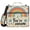 Cute Rainbow with Stars and Hearts, variant on 3 Ring Zipper Binder with Shoulder Strap Waterproof Trapper Keeper 2 Inch D-Ring 500 Sheets Capacity Cute Rainbow with Stars and Hearts