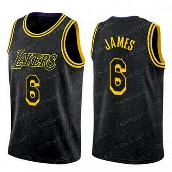 Men's Lebron James Cavaliers Lakers #23 #6 Basketball Jersey Outdoor Sports T-Shirt Youth Basketball Uniform Size S-XXL