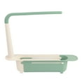 thumbnail image 2 of Support de Rangement Télescopique pour Évier, Longueur Réglable Librement Support d'Évier Grande Capacité Caddy d'Évier Porte-Éponge Panier d'Égouttage Organisateur d'Évier Extensible en PP pour Maison Cuisine Salle de Bain, 2 of 7