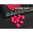 thumbnail image 4 of Set de keycaps Geeky perfil OEM con recubrimiento de goma, 23 teclas, rojo, 4 of 8