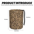 thumbnail image 4 of Round Car Trash Can 7×5.9in Waterproof, Durable, Not Easy To Fade, Easy To Install And Disassemble To Prevent Interior Pollution Leopard Print Pattern Background_3, 4 of 7