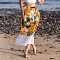 thumbnail image 6 of Tangerine Stylish Chiffon Beach Skirt Summer Dress with Polyester Straps, 6 of 6