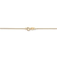 thumbnail image 4 of 14K Yellow Gold necklace Box chain Pendant 16 in 0.5 mm, 4 of 5