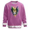 thumbnail image 2 of RKSTN Carnival Party Sweatshirts for Men Oversized Crew Neck Carnival Graphic Print Versatile Fleece Sweatshirt Mens Casual Round Neck Relaxed Fits Comfy Pullover Sweatshirt Top Fall Winter Clothes, 2 of 7