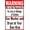 Metal tin sign 3, variant on Warning No Urination Defecation Bilingual English Spanish Funny Novelty Aluminum Sign Plaque 8X12 Inch Office Garage Recreation Room Shop Hunting Fishing Village Private Warehouse Loading Dock Plant