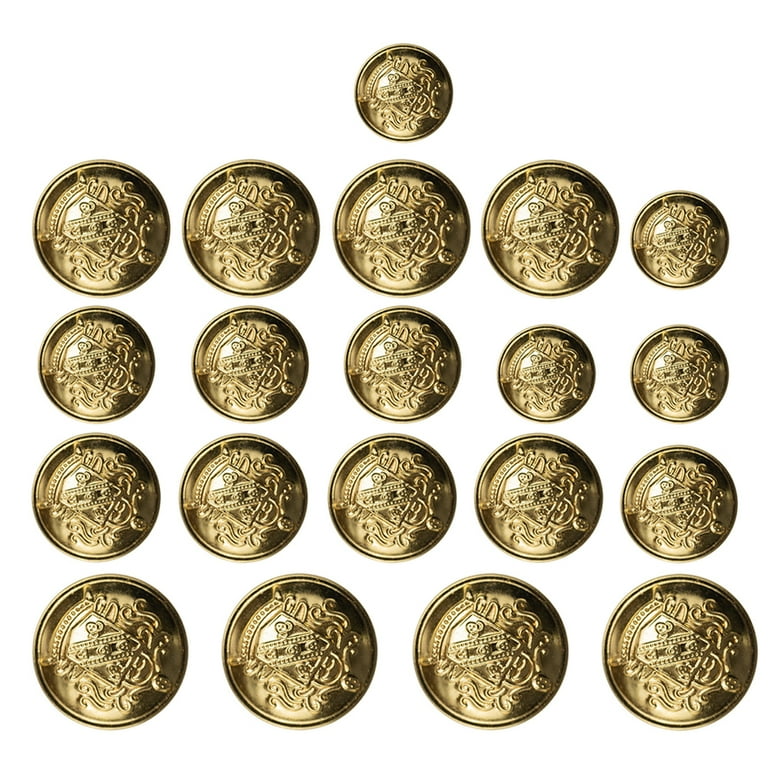 Replacement brass blazer buttons sale