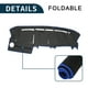 thumbnail image 5 of Cubierta de tablero Unique Bargains para camioneta Ford F150 antideslizante | Alfombrilla de cubierta de consola central negra y azul 1 pieza, 5 of 6