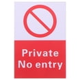 thumbnail image 1 of No Entrance Sign Sticker Adhesive No Entrance Sign Label Sign Adhesive Warning Label, 1 of 9