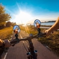thumbnail image 2 of MasteelfCA 2pcs Cycling Bike Mirrors Handlebar Safety Rear View Mirrors Bike Accessory, 2 of 8