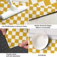 thumbnail image 3 of Yellow and White Checkerboard Pattern Kitchen Rug Mat,Kitchen Runner Rugs Non Skid Washable,Decorative Kitchen Floor Mats for Kitchen,Sink,Laundry,17"X47", 3 of 5