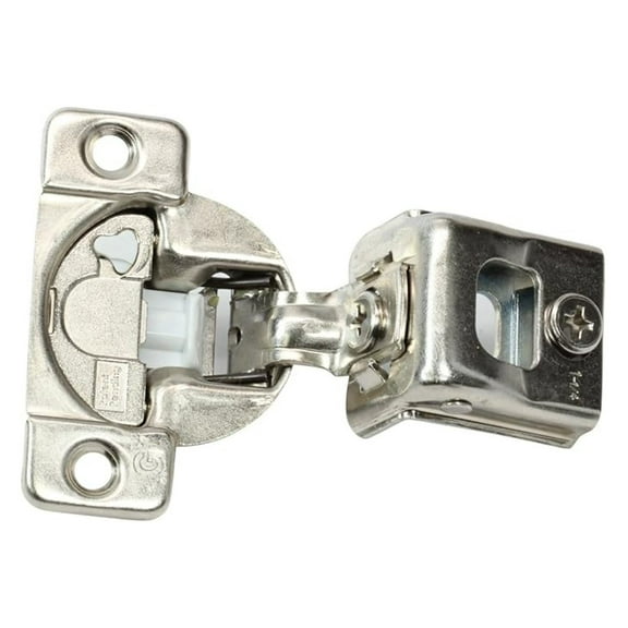 Grass TEC 864 Hinges - 10 Pack - 108 Degree 1-1/4" Overlay Soft Close Cabinet Hinges - 3-Way Adjustable, Screw-On, 45mm Boring Pattern - Made in USA
