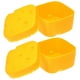 thumbnail image 3 of 2 recipientes de plástico para guardar queso en lonchas, para el refrigerador., 3 of 7