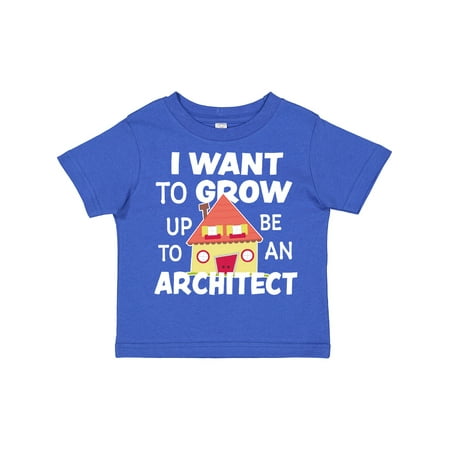 

Inktastic I Want to Grow Up to Be an Architect Gift Toddler Boy or Toddler Girl T-Shirt