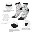 thumbnail image 5 of Naloa Watercolor Wildflowers 1 Ankle Socks for Women Non Slip Socks No Show Socks Classic Low Cut Casual Socks Casual Socks, 5 of 7