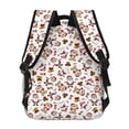 thumbnail image 4 of Honeii Christmas Santa Cartoon Snowman Print Backpack for Both Men and Women, Basic Bookbag for College, Work, or Travel,Rucksack Computer Bag-One Size, 4 of 5