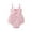 Pink, variant on Weebloom Baby Girl Clothes Set Summer Sling Bag Clothes Floral Print Sling Onesie Kids 0 To 24 Months Girls Romper Pink 12-18 Months