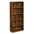 thumbnail image 1 of VASAGLE Bookshelf, 5-Tier Open Bookcase with Adjustable Storage Shelves, Floor Standing Unit, Rustic Brown ULBC165X01, 1 of 5