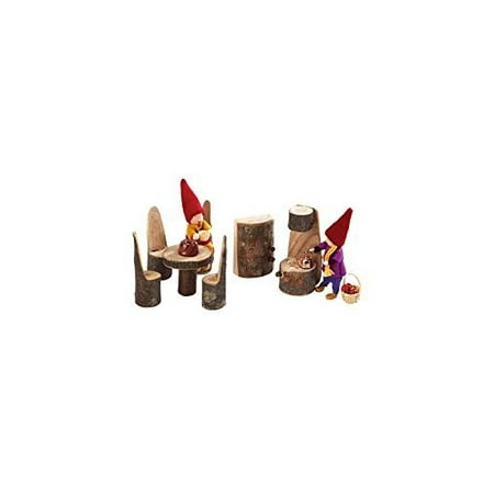 Rustic Tree Block Kitchen Furniture Set 7 Pieces Rustic Tree