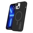 thumbnail image 3 of Dteck Slim Magnetic MagSafe Case for iPhone 14 Plus Clear Transparent Anti-Yellowing with Hidden Bracket Kickstand Heavy Duty Shockproof Design Full Body Protective Case For iPhone 14 Plus,Black, 3 of 6