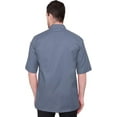 thumbnail image 5 of WARRIOR POINT men's chef coat half sleeve PolyCotton slim fit chef coat size-(S-6XL), 5 of 7