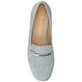 thumbnail image 4 of Journee Womens Wrenn Slip On Square Toe Loafer Dress Flats, 4 of 9