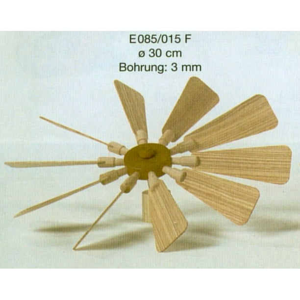 German Christmas Pyramid Replacement Fan 11.8"