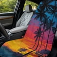 thumbnail image 4 of XYZCANDO Car Seat Towel Cover With Tropical Sunset Design, Car Seat Protector for Post Workout and Beach Trips, 4 of 11