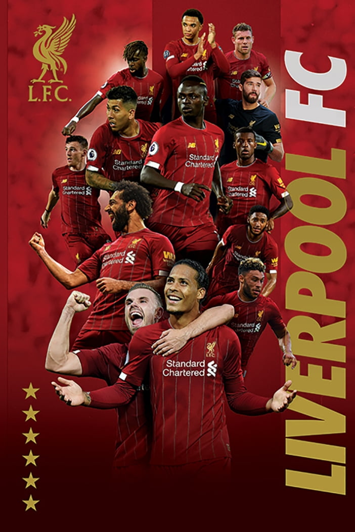 FC Liverpool - Premier League Soccer Poster (The Players) (Size: 24" x